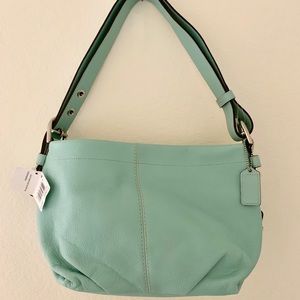 NWT Coach bag/Seafoam